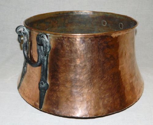 fig 1. arts & crafts copper log bin