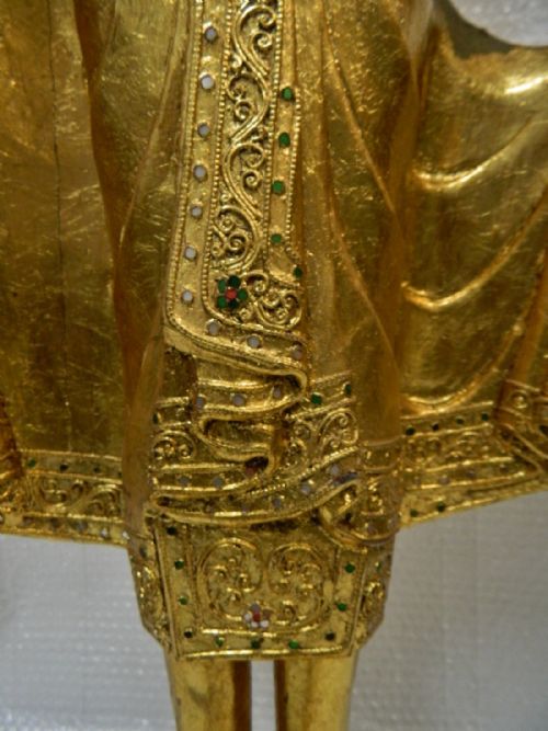 fig 1. large standing Burmese Buddha