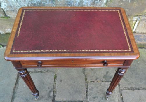 fig 1. fine quality mahogany writing table