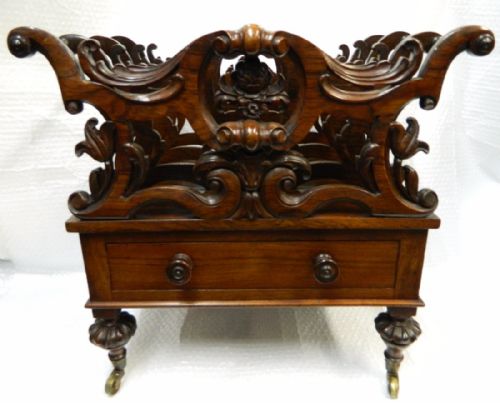 Fine Quality Rosewood Canterbury
