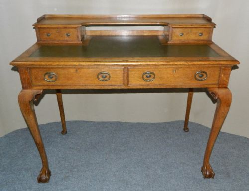 Oak Writing Table / Desk