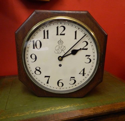 Unusual Twin Faced Fusee Clock by Elliots of Croydon