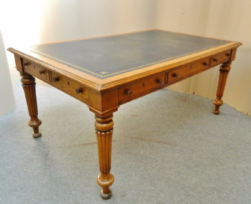 Oak Partners Library Table or Writing Table