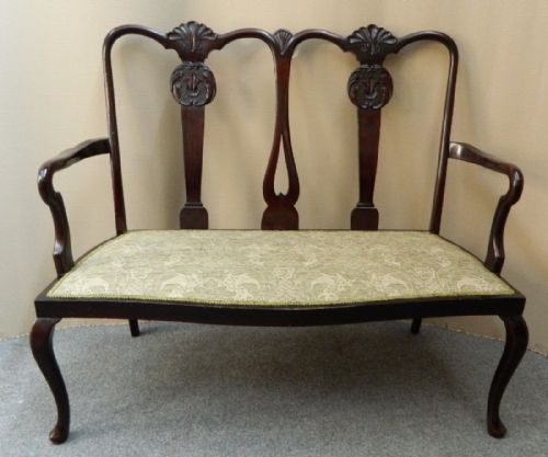 Mahogany Chair Back Sofa