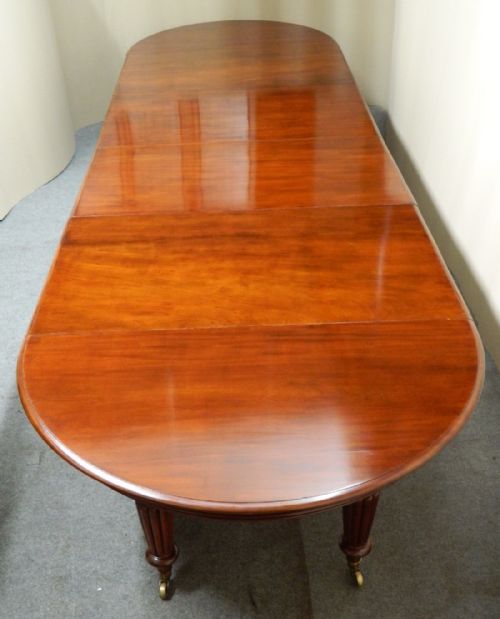 fig 1. large 16' Regency mahogany dining table