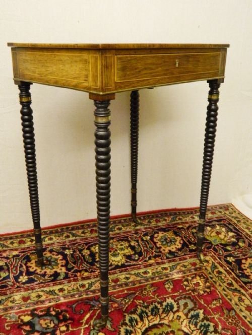 Regency Rosewood Side Table