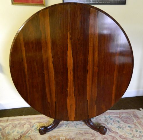 Large Rosewood Breakfast Table / Centre Table
