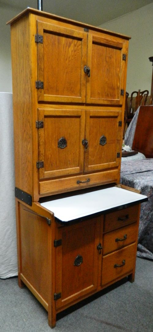fig 1. oak kitchen cupboard