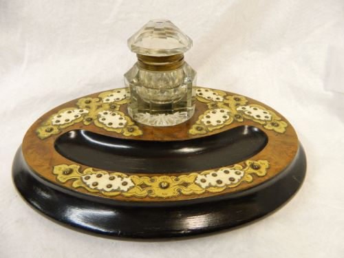 Victorian Desk Tidy / Inkwell