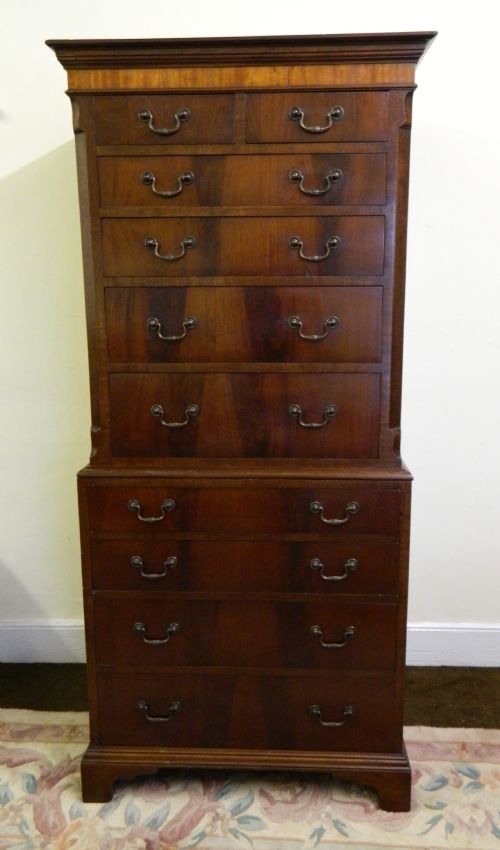 Mahogany Tallboy / Chest on Chest