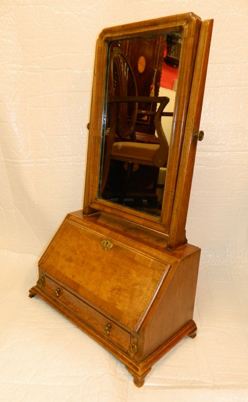 Walnut Toilet Mirror / Dressing Mirror