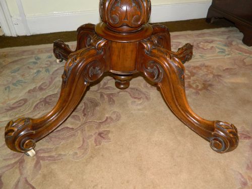 fig 1. walnut breakfast table