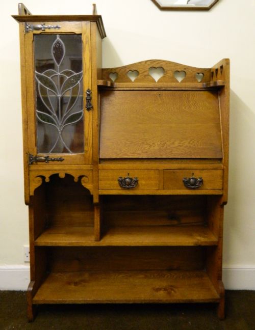 Arts & Crafts Bureau Bookcase