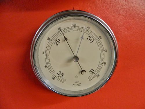 Chrome Marine Barometer