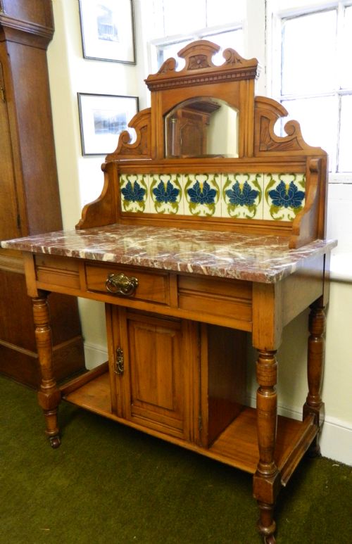 fig 1. marble top washstand