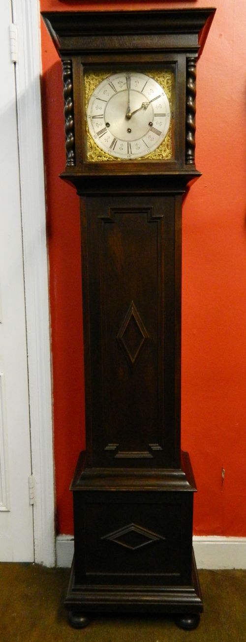 Oak Grandmother Clock by Winterhalder