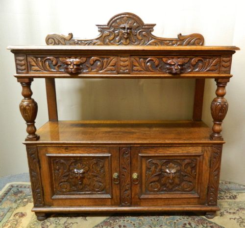 Carved Oak Buffet