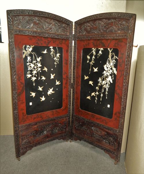 Oriental Two Fold Screen