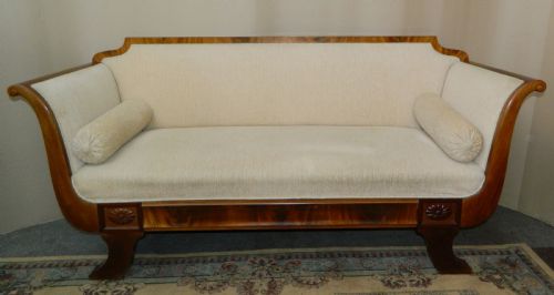 Mahogany Framed Sofa