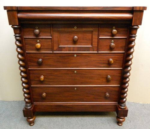 Large Mahogany Scotch Chest of Drawers