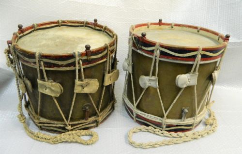 Pair of Ww2 Military Drums
