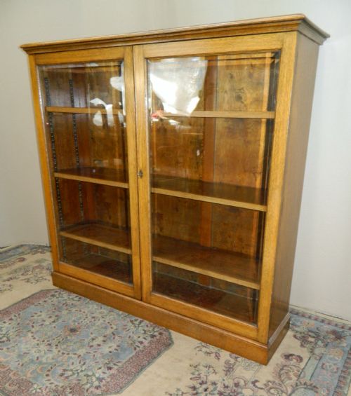 fig 1. oak bookcase