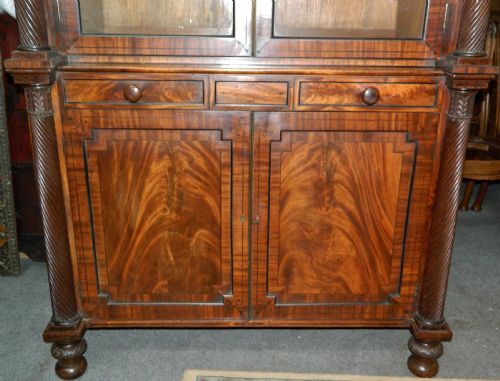 fig 1. Regency mahogany bookcase