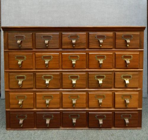 25 Drawer Index Filing Cabinet
