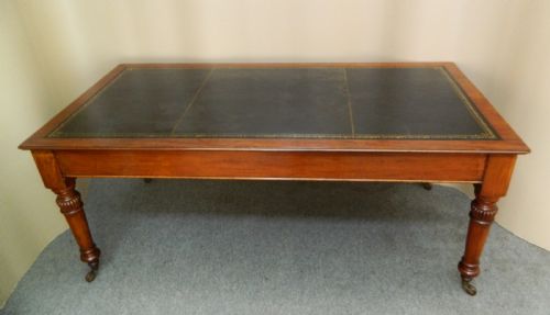 Large Mahogany Library Table