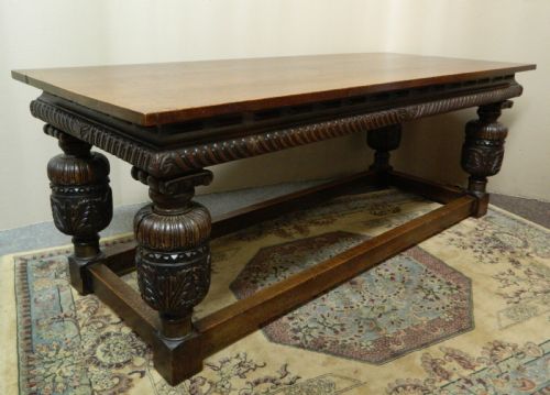 Large Oak Refectory Table