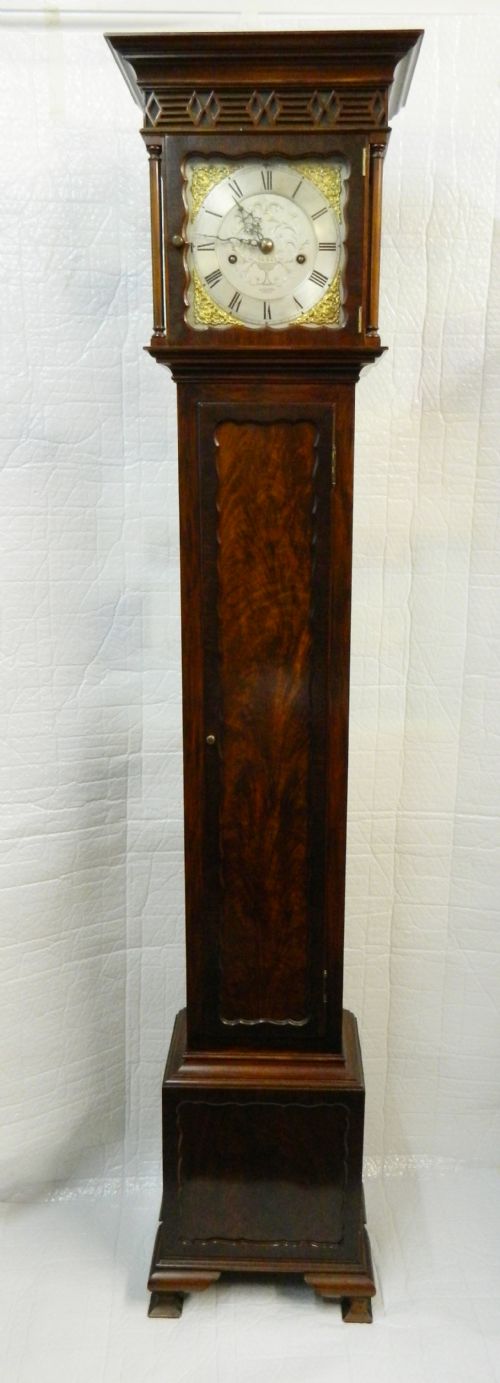 Fine Quality Small Mahogany Longcase Clock - R Stewart Glasgow