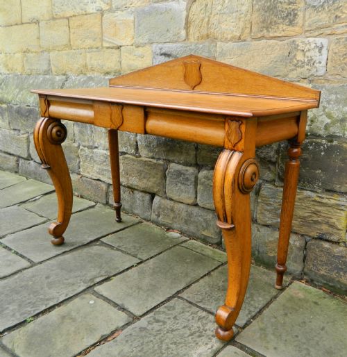 Oak Console Table /  Hall Table