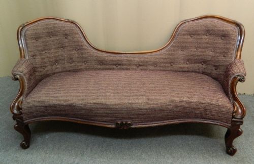 Victorian Spoon Back Sofa