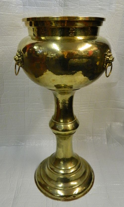 Large Brass Jardiniere