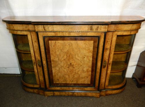 Inlaid Walnut Credenza