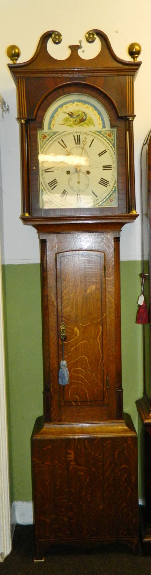 Oak 8 Day Longcase Grandfather Clock