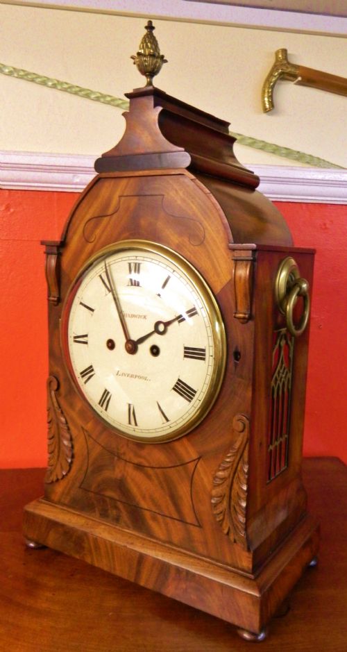 Double Fusee Regency Mahogany Bracket Clock - Chadwick of Liverpool