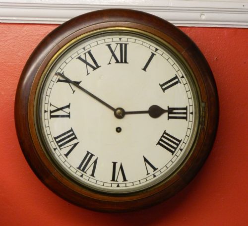 Single Fusee Wall Clock - Stamped Astral of Coventry ( H. Williamson )