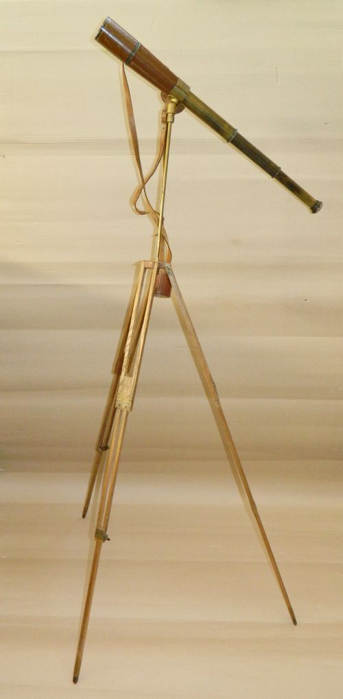 Brass Telescope on Stand
