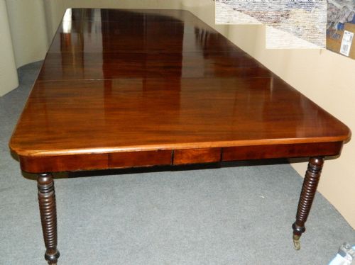 fig 1. large Regency mahogany dining table