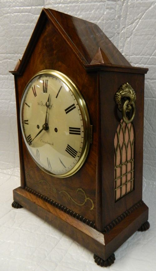 fig 1. Regency mahogany bracket clock - William Ballard, Cranbrook