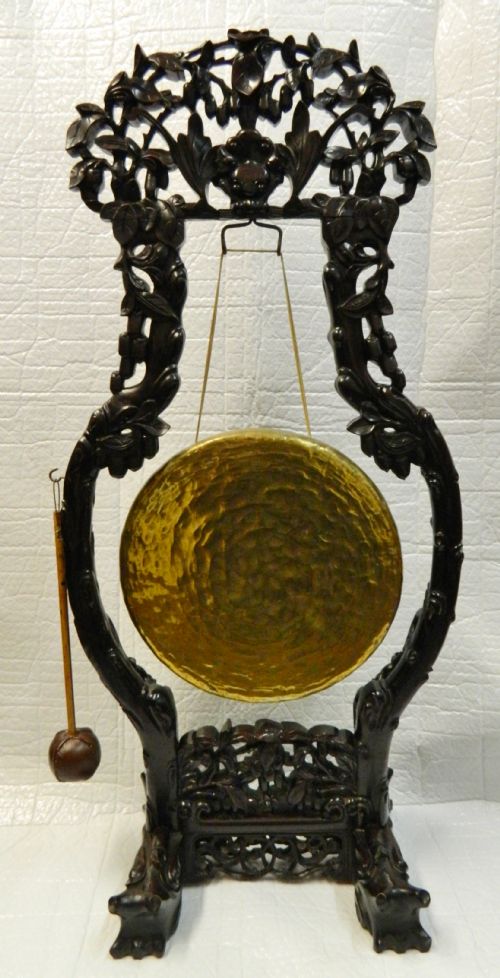 Oriental Carved Dinner Gong