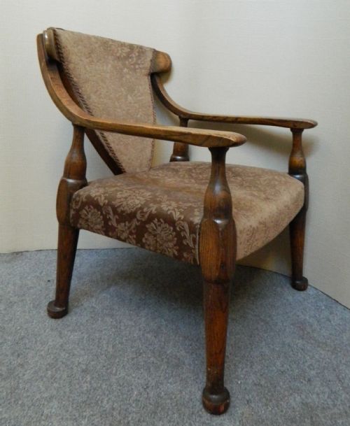 Scottish Arts & Crafts Oak Armchair
