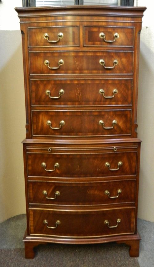Mahogany Tallboy /  Chest on Chest