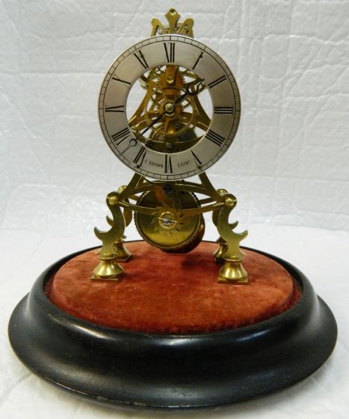 fig 1. small skeleton clock - Charles Brown Edinburgh