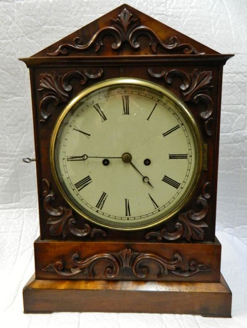 Regency Mahogany Bracket Clock