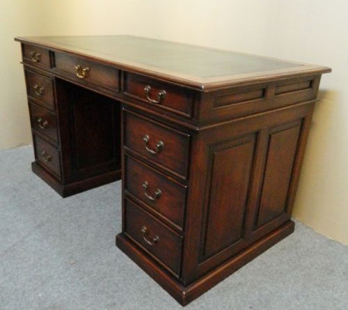 Mahogany Pedestal Desk