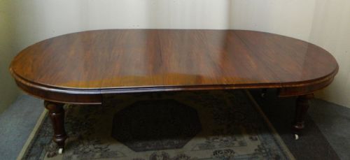 fig 1. large mahogany extending dining table