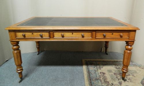 Oak Library Table