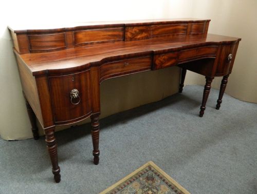 fig 1. large Georgian mahogany sideboard